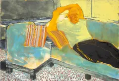 Dad by Doron Langberg, 2016, oil on linen, sold Jun 2023