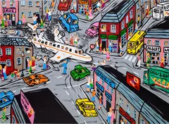 Albert Willem, All In All Not Bad For His First Attempt, 2021, acrylic on canvas