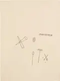Jean-Michel Basquiat, Untitled (Oxygen Destroyer), 1987, graphite on paper