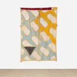 Claude Viallat, Untitled, 2002, acrylic on textile