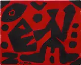 A. R. Penck, Untitled, 1989, acrylic on canvas