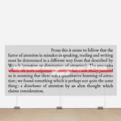 Joseph Kosuth, IT WAS IT, 1986, mounted photograph with neon and transformer