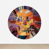 Beautiful Persephone Psychedelia Painting by Damien Hirst, 2008, household gloss on canvas, sold Oct 2023