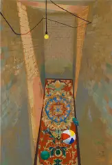 Mohammed Sami, Childhood, 2018, acrylic on linen