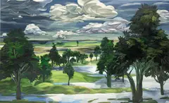Emma Webster, Baptism, 2020, oil on linen