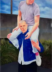 Christopher Hartmann, Still Looking, 2021, oil on canvas