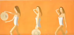 Alex Katz, Ariel, 2016, oil on linen