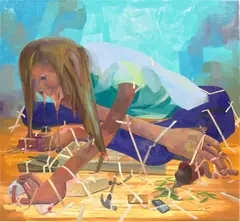 Dana Schutz, Gravity Fanatic, 2005, oil on canvas