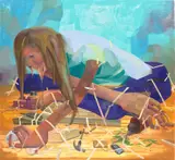 Dana Schutz, Gravity Fanatic, 2005, oil on canvas