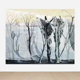 Emma Webster, Background’s Backdrop, 2020, oil on linen