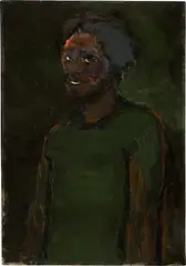 Lynette Yiadom Boakye, Radiowave, 2008, oil on linen