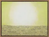 William Monk, Mount Atom (something big), 2020, oil on canvas mounted on panel, in artist's frame
