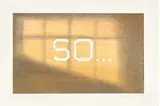 Ed Ruscha, So...[#1], 1989, dry pigment on paper