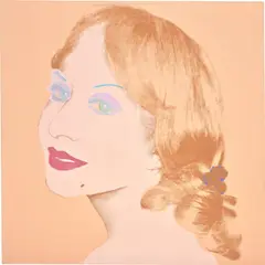 Andy Warhol, Portrait of a Lady (Natalie Sparber), 1984, synthetic polymer and screenprint ink on linen