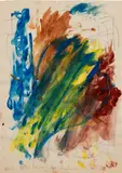 Untitled by Günther Förg, 1994, watercolour, acrylic and graphite on paper, sold Dec 2023