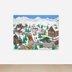Albert Willem, The Sound of Aspen, 2023, acrylic on linen