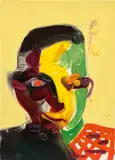 Yukimasa Ida, End of today 11/19 2020 Self portrait, 2020, oil on canvas