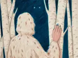 Lise Stoufflet, Dialogue nocturne, 2020, oil on canvas