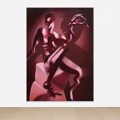 Cathrin Hoffmann, Where To Save The Swords, 2021, oil on linen