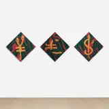 Joel Mesler, Untitled (YES, Dollar, Euro, Yen)