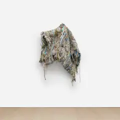 Igshaan Adams, Conduit VI, 2018, woven nylon rope, string and beads