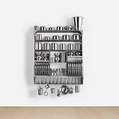 Subodh Gupta, Curry 2 (2), 2005, stainless steel