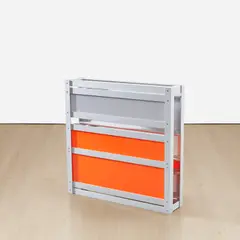 Obediens by Liam Gillick, 2001, anodized aluminium and Plexiglas, sold Dec 2023