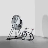 Rodney Graham, Mini Rotary Pyscho Opticon, 2008, bicycle components, aluminium, plastic, steel, rubber and cork