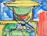 Hans Hofmann, Untitled, 1935, casein on panel