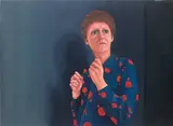 Madeleine Pfull, Navy Lady II, 2020, oil on linen