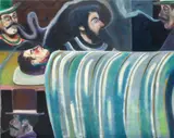 Ryan Mosley, Nocturnal Spirit, 2019-20, oil on canvas