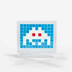 ALIAS LDN-14 by Invader, 1999-2007, ceramic tiles, resin and ID card, sold Dec 2023