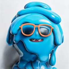 César Piette, Self Portrait, 2019, acrylic and polyurethane varnish on panel