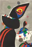 Joan Miró, Gaudí XVII (D. 1076), 1979, Etching and aquatint in colours, on Arches paper, the full sheet