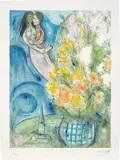 Les Coquelicots (The Poppies) (S. 2) by Marc Chagall, 1949, Lithograph in colours (faded), on Arches paper, with full margins, sold Jan 2023