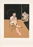 Francis Bacon, Seated Figure (after, Study for a Portrait 1981) (S. 5, T. 15), 1983, Etching and aquatint in colours, on Arches paper, with full margins