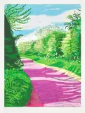 The Arrival of Spring in Woldgate, East Yorkshire in 2011 (twenty eleven) - 31 May, No. 2 by David Hockney, 2011, iPad drawing in colours, printed on wove paper, with full margins, sold Jan 2023