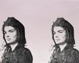 Jacqueline Kennedy II (Jackie II), from 11 Pop Artists, Volume II (F. & S. 14) by Andy Warhol, 1966, Screenprint in colours, on wove paper, the full sheet, sold Jan 2023