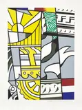 Roy Lichtenstein, Bicentennial Print, from America: The Third Century (C. 136), 1975, Lithograph and screenprint in colours, on wove paper, with full margins