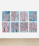 The Virtues (H. 9) by Damien Hirst, 2021, The complete series of eight laminated giclée prints in colours, flush-mounted to aluminium with metal strainers on the , sold Jan 2023