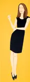 Alex Katz, Christy, from Black Dress, 2015, Screenprint in colours, on wove paper, the full sheet