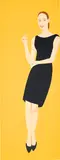 Alex Katz, Ulla, from Black Dress, 2015, Screenprint in colours, on wove paper, the full sheet