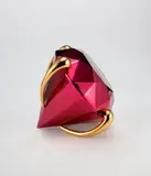 Jeff Koons, Diamond (Red), porcelain with chromatic coating