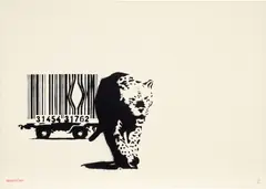 Barcode by Banksy, 2004, Screenprint, on wove paper, with full margins, sold Jan 2023