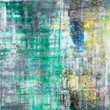 Cage 6 (P19-6) by Gerhard Richter, Giclée print in colours, flush-mounted to aluminium with metal strainer on the reverse (as issued), sold Jan 2023
