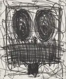 Rashid Johnson, Untitled (Anxious Man), 2018, Soft-ground etching, on Somerset paper, the full sheet
