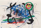 L'Amazone (The Amazon) (M. 393) by Joan Miró, 1964, Lithograph in colours, on Arches paper, the full sheet, sold Jan 2023