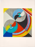 Lille by Sonia Delaunay, circa 1965, Lithograph in colours, on Arches paper, with full margins, sold Jan 2023