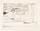 Ben Nicholson, Trendrine (L. 17, C. 25), 1948, Drypoint, on light laid paper, with full margins