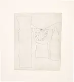 Ben Nicholson, Turkish Sundial Between Two Turkish Forms II (L. 85, C. 90), 1967, Etching, on wove paper, with full margins